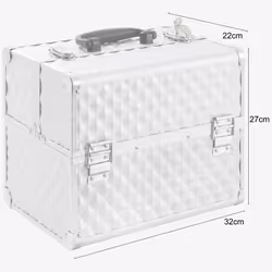 Arebos 4260199751091 coffret manucure et maquillage Argent