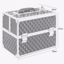 Arebos 4260199751107 coffret manucure et maquillage Noir