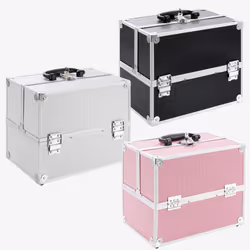 Arebos 4260199751121 coffret manucure et maquillage Argent