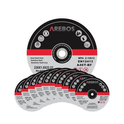 Disques à tronçonner AREBOS - Fer Métal Acier Inox Aluminium - 230 x 12 x 222 mm