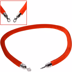 Tous les atouts en un coup d'œil : [Qualité et glamour] Cordon de velours rouge de haute qualité pour les systèmes de guidage ...
