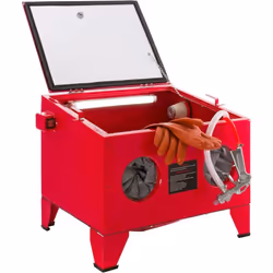 Description générale La cabine de sablage AREBOS, fabriquée en acier de haute qualité, est conçue pour être solide et durable ...