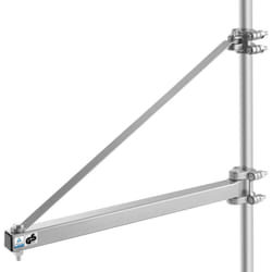 Arebos - Bras Pivotant Bras de Levage électrique pivotant Support Palan 1000kg 750mm Treuil palan Électrique Rotation de 180°