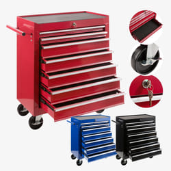 Arebos 4260199758199 chariot de service Rouge