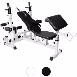 Gorilla Sports 100115-00022-0001, 280 kg, Noir, Blanc