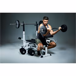 Gorilla Sports 100115-00022-0001 banc de musculation Noir, Blanc - Vue supplémentaire 11