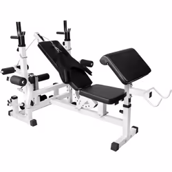 Gorilla Sports 100115-00022-0001 banc de musculation Noir, Blanc - Vue supplémentaire 4