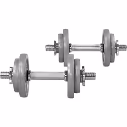 Gorilla Sports 100063-00002-0025, Haltère ajustable, Fonte, 20,5 kg