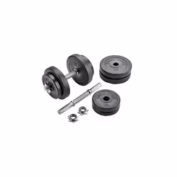 Gorilla Sports 101191-00006-0025 haltère Haltère ajustable 20 kg