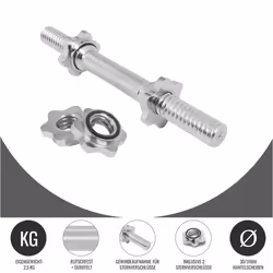 Gorilla Sports 100080-00004-0055 haltère Haltère ajustable 2,5 kg