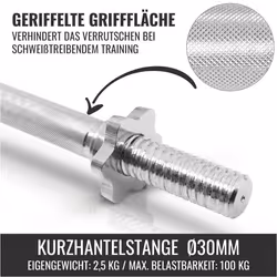 Gorilla Sports 100080-00004-0055 haltère Haltère ajustable 2,5 kg
