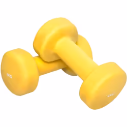 Gorilla Sports 100530-00032-0101, Haltère au poids fixe, Fonte, Vinyl, 8 kg, 2 pièce(s)