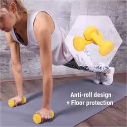 Gorilla Sports 100530-00032-0101 haltère Haltère au poids fixe 8 kg 2 pièce(s)