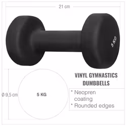 Gorilla Sports 100530-00019-0102 haltère Haltère au poids fixe 10 kg 2 pièce(s)