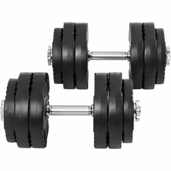 Gorilla Sports 100255-00007-0032 haltère Haltère ajustable 31,1 kg
