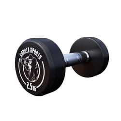 Gorilla Sports 100532-00049-0007 haltère Haltère au poids fixe 2,5 kg