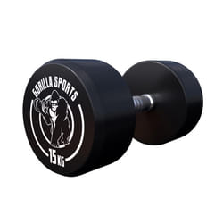Gorilla Sports 100532-00049-0020 haltère Haltère au poids fixe 15 kg