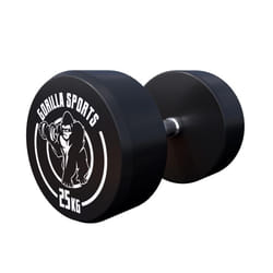 Gorilla Sports 100532-00049-0029 haltère Haltère au poids fixe 25 kg