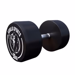 Gorilla Sports 100532-00049-0032, Haltère au poids fixe, Fonte, 30,7 kg