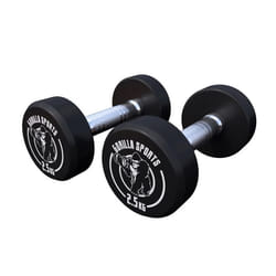 Gorilla Sports 100275-00008-0098 haltère Haltère au poids fixe 5 kg 2 pièce(s)