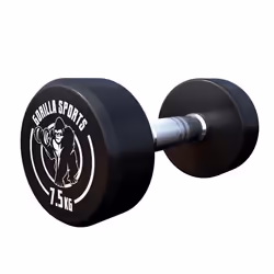 Gorilla Sports 100277-00008-0106 haltère Haltère au poids fixe 15 kg 2 pièce(s)