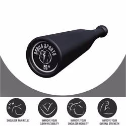 Gorilla Sports 100531-00019-0025 haltère Haltère au poids fixe 20 kg