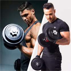 Gorilla Sports 100663-00004-0073 haltère Haltère ajustable 1 kg