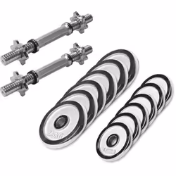Gorilla Sports 100701-00004-0030, Haltère ajustable, 30 kg