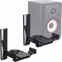 Support Mural pour Enceinte - RICOO - LH023-B - Inclinable - Rotation 360° - Charge max 25kg