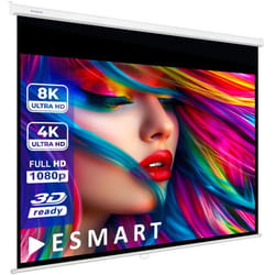 Écran de projection ESMART Professionnel MIROLO Toile 234 x 176 cm (115) 4:3  Rollo LCD LED