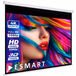 ESMART Economy EXR Toile store enrouleur 240 x 180 cm (118) Format 4:3 Écran de projecteur home cinéma écran Rollo LCD LED