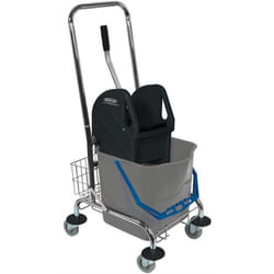 Certeo - Chariot de nettoyage Sprintus Seau 1 x 27 l, presse, panier de rangement - 301035