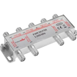 Répartiteur dantenne - Poppstar - 8 sorties - 100dB - 5-2450 MHz - Compatible 4K