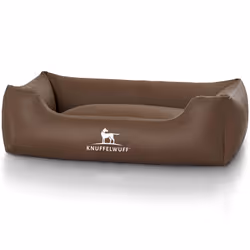 Knuffelwuff AMZSIDNEY-1, Oreiller pour animaux de compagnie, Intérieure, Chien, Marron, Rectangulaire, Monochromatique