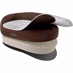 Knuffelwuff Jessy Lit  Panier Coussin Corbeille orthopédique pour chien 73 x 50 x 24cm marron
