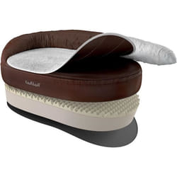 Knuffelwuff Jessy Lit  Panier Coussin Corbeille orthopédique pour chien 73 x 50 x 24cm marron