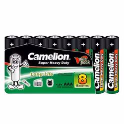 Camelion R03P-SP8G, Batterie à usage unique, AAA, Chlorure de zinc, 1,5 V, 8 pièce(s), 550 mAh