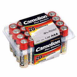 Camelion LR03-PB20, Batterie à usage unique, Alcaline, 1,5 V, 20 pièce(s), 1250 mAh, Multicolore