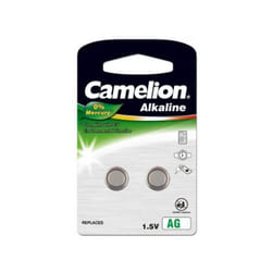 Piles boutons Alcaline AG 9 / LR936 / 394 / 936 / Blister de 2 piles « SANS MERCURE » CAMELION