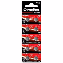 Camelion 12051008, Batterie à usage unique, AG8, Alcaline, 1,5 V, 10 pièce(s), 42 mAh