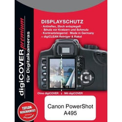 DigiCover N2407 protection d'écran pour appareils photos Transparent Canon