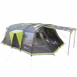 skandika Nordland 4 - Tente familiale tunnel - 4 personnes - 580 x 320 cm - anthracite-vert