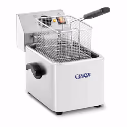 Friteuse Électrique De Restaurant Simple Cuve Amovible Professionnelle Royal Catering Royal Catering RCEF 08E-EGO 2 500 W