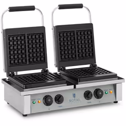 Description générale Le gaufrier carré RCWM-4000-E de Royal Catering est l'appareil idéal pour préparer des gaufres belges au ...