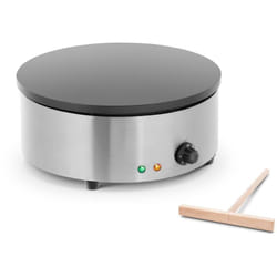 Royal Catering - Crêpière Électrique Professionnelle Diamètre 40 Cm 3000W 230V Inox Fonte Téflon