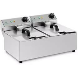 Description générale La friteuse électrique RCEF-10DY-ECO de Royal Catering est idéale pour une utilisation professionnelle d ...