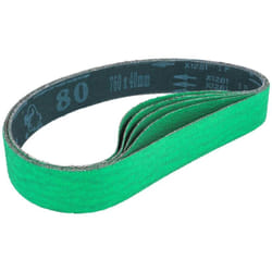 MSW - 5 Bandes Abrasives En Zirconium Pour Ponceuse à Bande - Grain 80 - 760 x 40 Mm