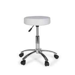 tabouret de travail Leon Roll tabouret chaise de travail en tissu tabouret cosmétique blanc neuf