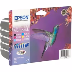 Epson Hummingbird T080740 Multipack Ink Cartridge, Multi pack