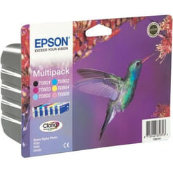 Epson Hummingbird T080740 Multipack Ink Cartridge cartouche d'encre Original Noir, Cyan, Cyan clair, Magenta clair, Magenta, Jaune